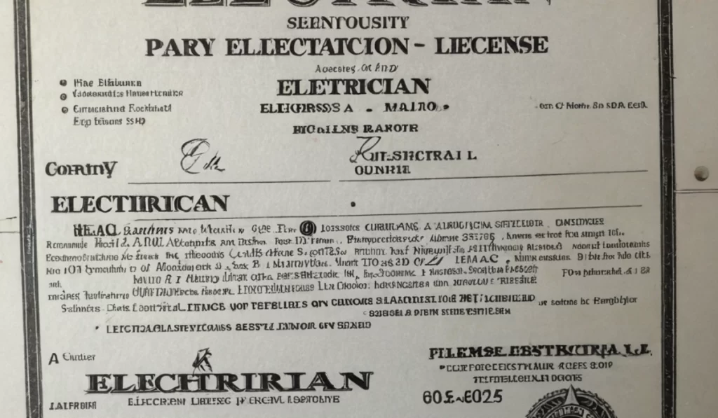 License Differentiation About Electricians