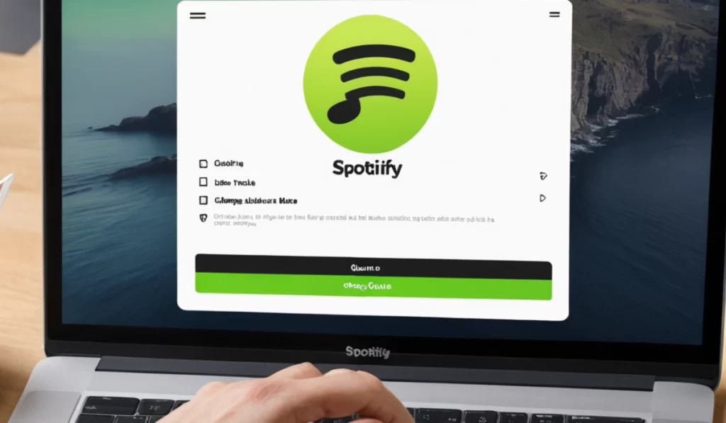 How do you clear your Spotify queue on your desktop?